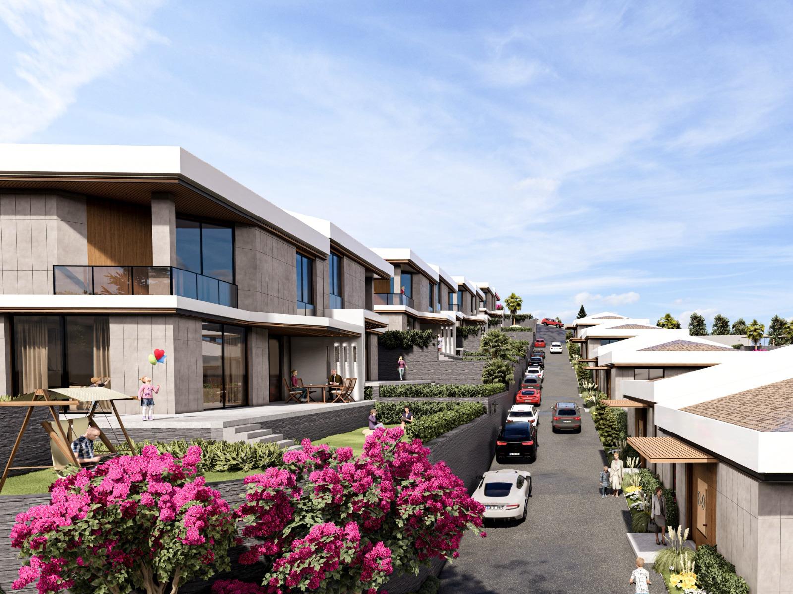 Modern villa cepheleri